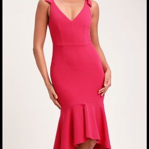Lulus Hot Pink dress!